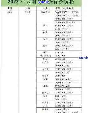 融普洱茶最新消息价格表：了解最新行情和品鉴指南
