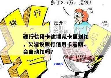 建行信用卡欠款逾期退休金，是否会自动从建行蓄卡扣款？