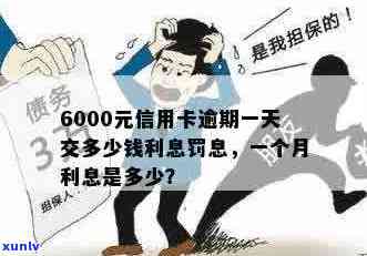 信用卡6000逾期-信用卡6000逾期一个月利息多少