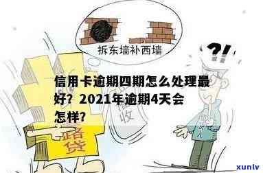 信用卡逾期4天还上会怎样：2021年逾期4天400元，后果解析及处理建议