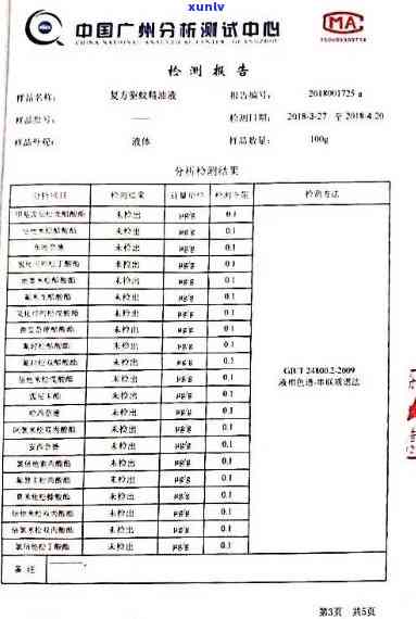 普洱茶中黄曲霉素的检测与安全性研究