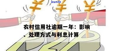 农村信用社信用卡逾期利息解决方案与影响：详细解释、计算 *** 及应对策略