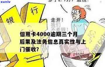 信用卡4000逾期：是否需要上门及其后果分析