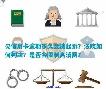 欠信用卡逾期多久会被起诉：法院判决、高消费限制与刑责