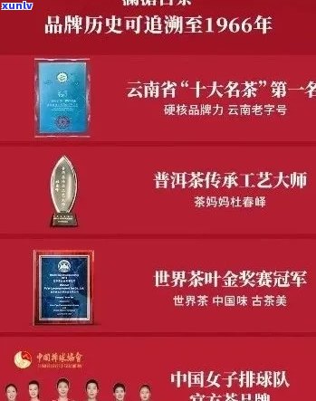 云南省首届普洱茶茶王奖获奖名单及年份