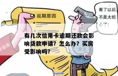 信用卡逾期几次对买房还款的影响及贷款资格：6次以上会影响吗？