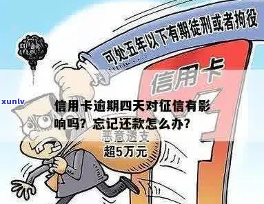 信用卡还款逾期四天会影响吗？怎么办？