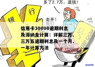 信用卡逾期一年3万的利息计算方式与影响