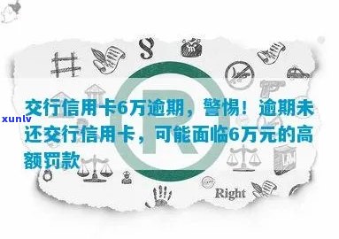 信用卡逾期6万，交行用户可能面临的后果和解决办法