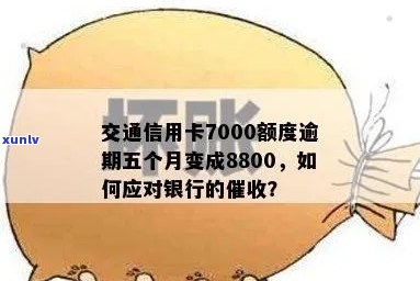 交通银行信用卡额度逾期五个月后从7000飙升至8800,信用恢复之路探讨