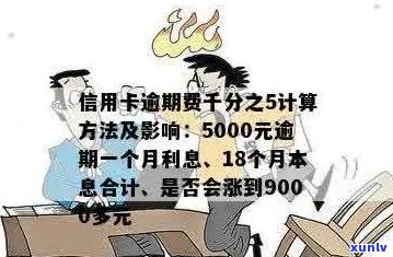 信用卡逾期一年利息计算：5000元债务可能产生的费用全解析