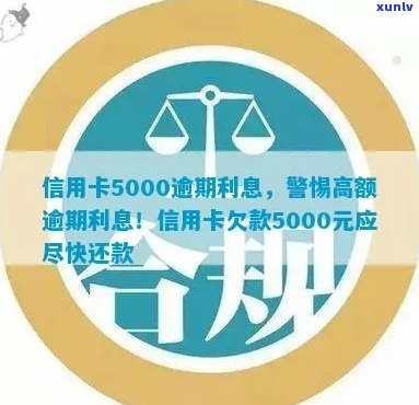 信用卡欠5000逾期利息