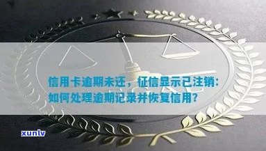 逾期信用卡显示已注销什么意思：逾期后，信用卡被注销，如何恢复？