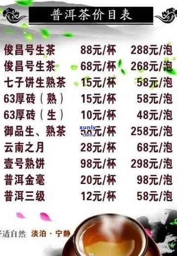 普洱茶价格区间及每斤大概多少钱？