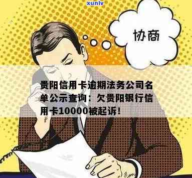 信用卡逾期10000元被 *** ，贵阳银行起诉，我该如何应对？