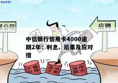 中信银行信用卡逾期4000元，可能会面临的法律后果及应对策略