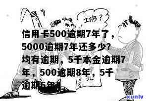 信用卡500逾期7天