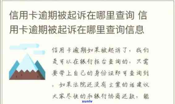 法院怎么查询信用卡逾期