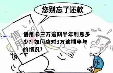 信用卡逾期半年还款后果：三万贷款如何应对？