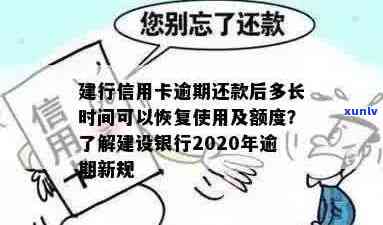 建行信用卡逾期还款后的影响和恢复使用时间全面解析