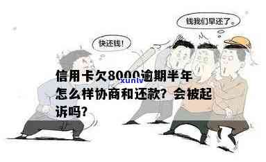 信用卡逾期7000半年未还款，如何处理和协商？