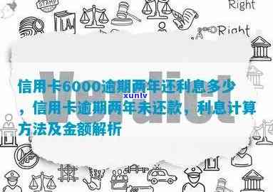 信用卡逾期半年还款超过6000元，利息计算方式及可能影响有哪些？