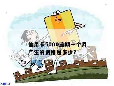 逾期一年后的信用卡5000元债务会产生多少利息费用？