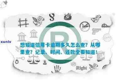 信用卡逾期几次怎么查询到记录及还款记录，想知道逾期多久怎么查？