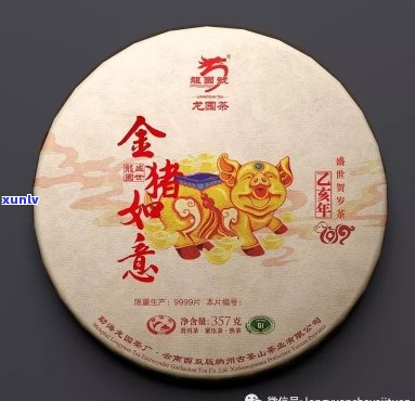 金猪如意饼：龙园号普洱茶旗舰店的精美佳品