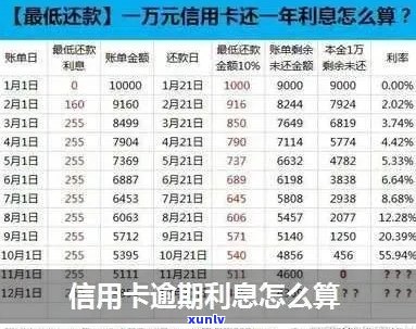 信用卡逾期1200期的分期还款利息计算 *** 