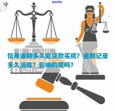 信用卡逾期多久再买房可以贷款：逾期记录影响与消除时间