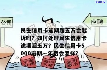 民生信用卡逾期超过五万怎么办？如何处理？