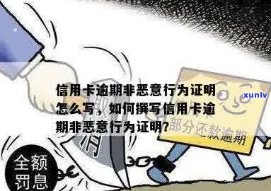 开具信用卡逾期非恶意证明，如何向银行办理并清楚表述？