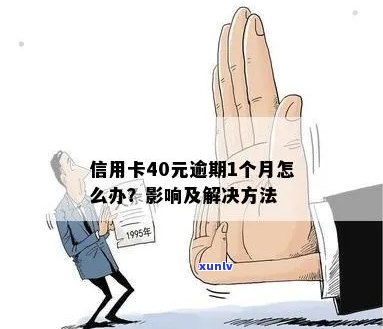 逾期一个月的信用卡40元，我应该如何处理？全面解决方案与建议