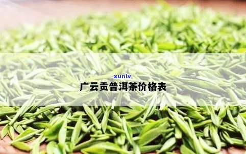 广云贡普洱茶价格表最新一览：了解最新价格和行情