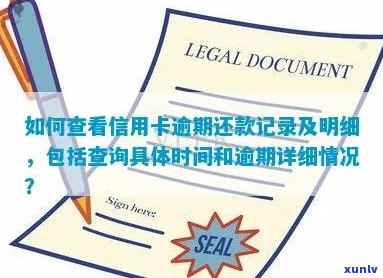 怎么可以查信用卡逾期记录明细及具体时间？