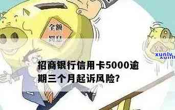 招商银行信用卡5000逾期：3个月、1年、4年会怎样？