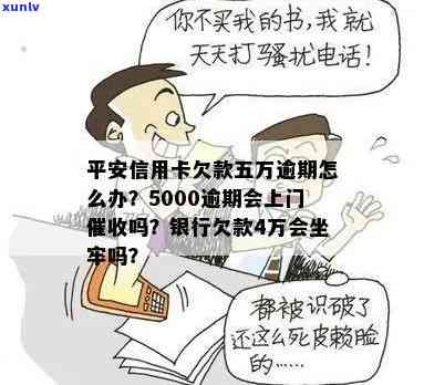 平安信用卡5000逾期还款后果及处理方式：是否会上门？