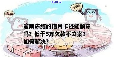 信用卡逾期立案是单张卡冻结吗？解冻 *** 及全卡逾期无力偿还处理