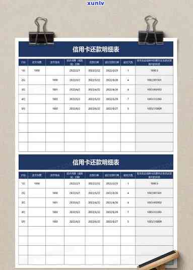 信用卡逾期登记表
