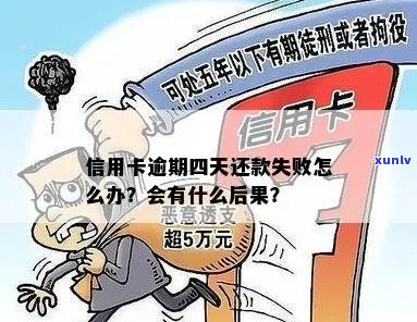 信用卡逾期4天主贷人会受影响吗？逾期还款后果及相关应对措解析