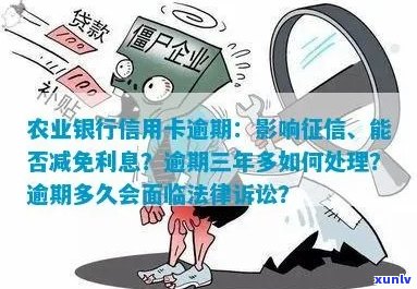 农行信用卡逾期后的法律后果及解决办法：法务告知短信解析