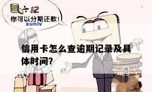 怎么查信用卡逾期记录查询具体时间？