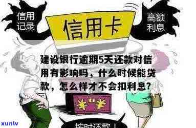 建行信用卡逾期刷不了怎么办？逾期还款后多久能使用？会影响贷款吗？