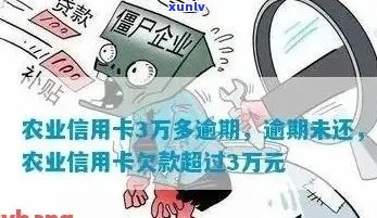 农业信用卡逾期还款3万多，如何解决？