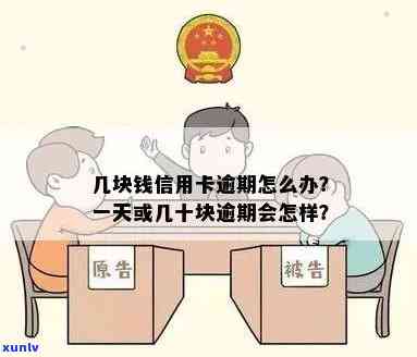 几块钱信用卡逾期一天，怎么办？