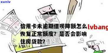 逾期还款导致额度降低，如何恢复信用并解决问题？