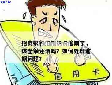 招商信用卡逾期全款还清：处理方式与时间