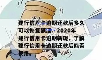 建行信用卡2020逾期新规解读：XXXX年政策与处理方式