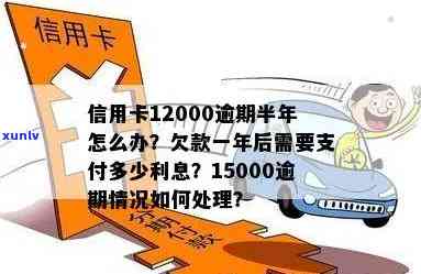 逾期一年的信用卡欠款12000元可能产生的费用及影响